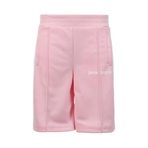 Palm Angels Узкие спортивные штаны Slim 'Миндальный цвет/Белый'