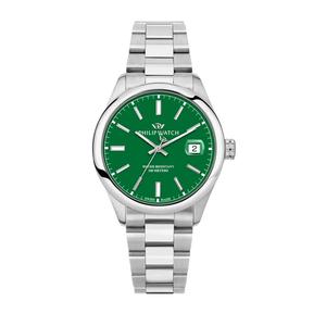 【Сделано в Швейцарии】Philip Watch Caribe Urban Collection 39mm Мужские кварцевые часы R8253597643-10 ATM Водонепроницаемые