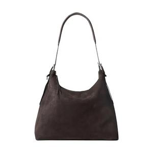 Сумки через плечо Lemaire Belted Hobo Bag 'Черно-коричневый'