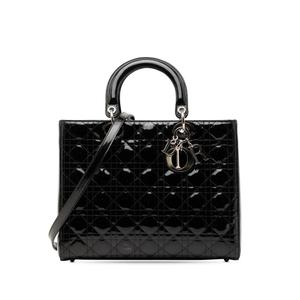 Большая сумка Patent Cannage Lady Dior (2009 год)