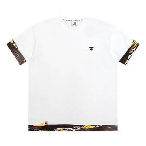 Футболки с коротким рукавом AAPE Moonface Logo Tee 'White'