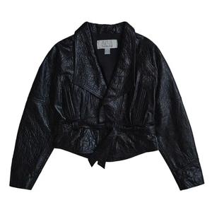 Кожаные куртки ERL Biker Leather Jacket Leather 'Black'