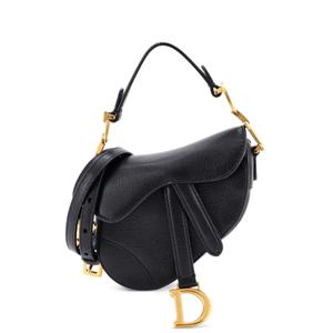 Сумка на плечо Saddle Handbag with Strap Leather Micro