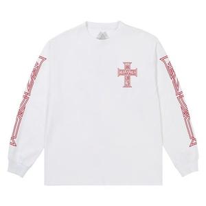 Футболки с длинным рукавом Palace Y So Cross Long-Sleeve «White»