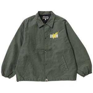 Куртки-коуч BAPE x Union Pigment Dyed Coach Jacket 'Olive Drab'