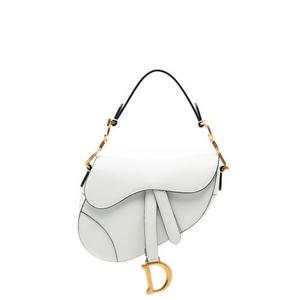 Сумка-сэтчел Mini Grained Calfskin Saddle Bag (2019 год)