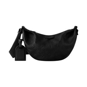 Сумки через плечо Louis Vuitton Hamac Bag PM 'Black Monogram Shadow Calfskin Leather'
