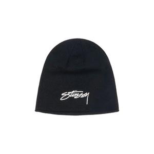 Бини Stussy Skullcap Chain Stitch Rolled Edge 'Black'