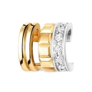 Золотая серьга Quatre Radiant Edition с бриллиантом