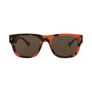 Gucci квадратные солнцезащитные очки 'Havana/Brown'