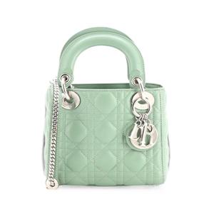 Стеганая сумка-сэтчел Lady Dior Chain Bag Cannage размера мини