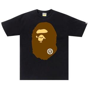 Футболки BAPE Большая голова обезьяны Футболка 'Черный'