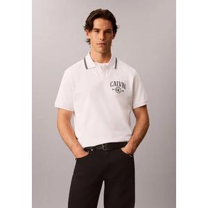 Футболка-поло с коротким рукавом - Calvin Klein Jeans