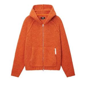 Худи на молнии Stussy Chunky Knit Zip Hoodie 'Tera'