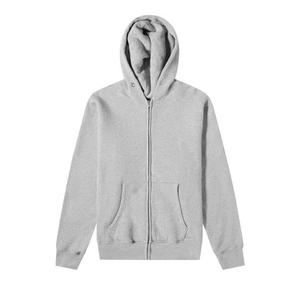 Молнии Les Tien Cropped Zip Hoodie 'Heather Grey'