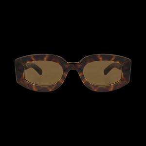 Gucci Солнцезащитные очки с кошачьей оправой из инъекционного пластика 'Havana/Коричневый'