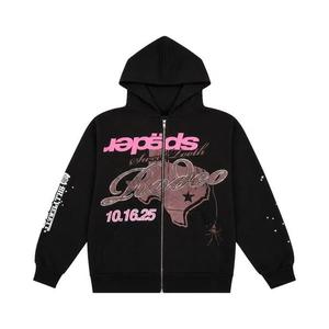 Zip-худи Sp5der Rodeo Texas Zip Hoodie 'Black'