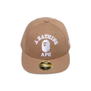 Кепки BAPE College New Era 59FIFTY Low Profile Cap 'Beige'