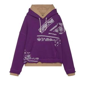 Худи Palm Angels Bandana Print Hoodie «Светло-серый»