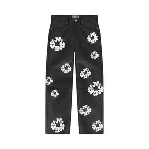 Джинсы Levi's x Denim Tears Leather Wreath Pants 'Black'