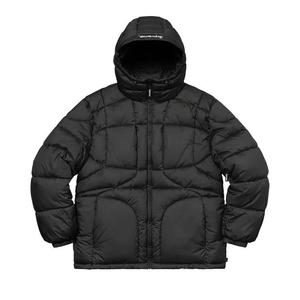 Пуховики Supreme Warp Hooded Puffy Jacket «Black»
