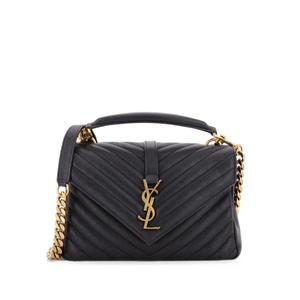 Стеганая сумка через плечо Classic Monogram College Chevron