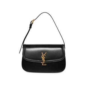 Сумки через плечо Saint Laurent Solferino средняя кожаная сумка через плечо «Черный»