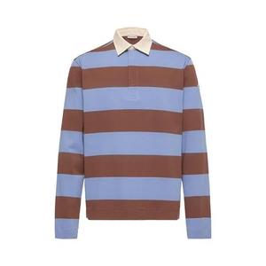 Поло Moncler с длинным рукавом 'Blue'