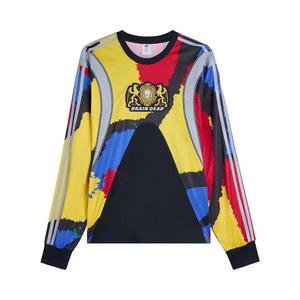 Джерси adidas x Brain Dead Long-Sleeve Jersey 'Black/Eqt Yellow'