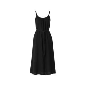 Платье миди с плетеными бретелями