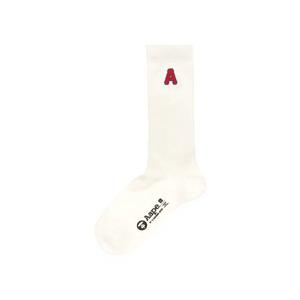 Носки и колготки AAPE Letter 'A' Socks 'Ivory'