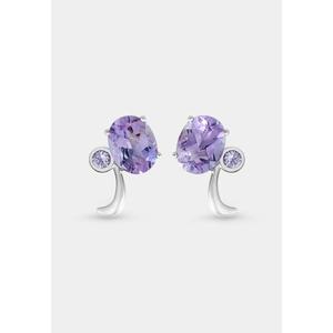Серьги-гвоздики Glow Amethyst
