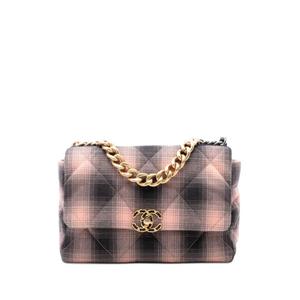 Большая сумка-сэтчел Cotton Check 19 Flap (2021-2026 годы)