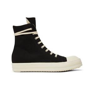 Кроссовки Rick Owens DRKSHDW Strobe Cotton Denim High 'Черное Молоко'