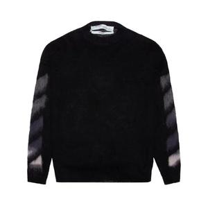 Свитеры Off-White Diag Brushed Mohair Свитер 'Черный'