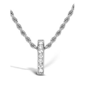 Колье Rockchic из белого золота с бриллиантами