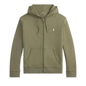 Худи Polo Ralph Lauren Long Sleeve Double Knit Tech Full Zip Hooded Sweatshirt 'Cruise Olive'