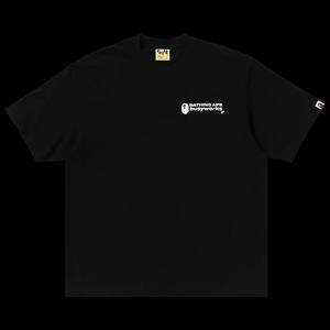 Футболки BAPE Logo Relaxed Fit Tee #2 «Black»