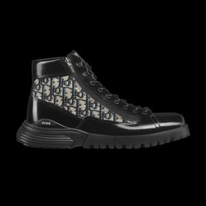 Ботинки Dior Combat Ankle Boot 'Dior Oblique - Черный'