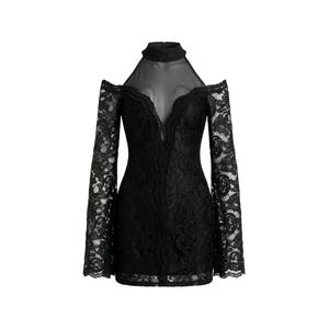 Мини платье Raven с открытыми плечами