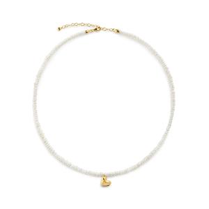 Колье Heart Mini Pearl