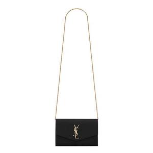 Сумки через плечо Saint Laurent Uptown Wallet На цепочке 'Неро'