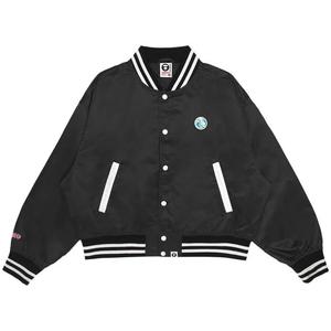 Бомберы AAPE Moonface Embroidered Bomber Jacket 'Серый/Темный'