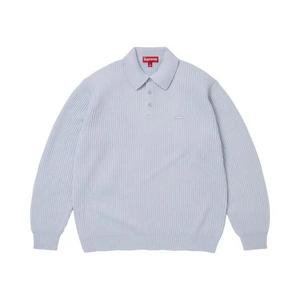Свитера Supreme Small Box Sweater Polo 'Light Blue'