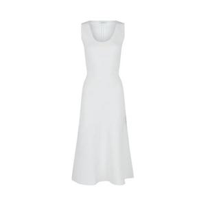 Платья миди Ferragamo Sleeveless A-Line Dress 'White'
