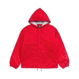 Куртки Stussy Hooded Coaches Jacket 'Красный'
