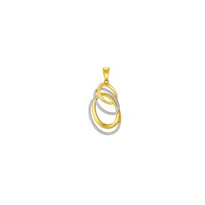 TOMEI Diamond Cut Collection подвеска, желтое золото 916/22K