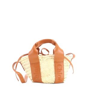 Маленькая сумка на плечо Sense Basket Tote Raffia with Leather