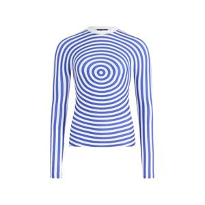 Топ The Blue Target с круглым вырезом