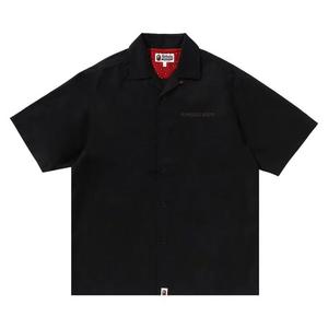 Рубашки на пуговицах BAPE Dragon Embroidery Open Collar Shirt 'Black'